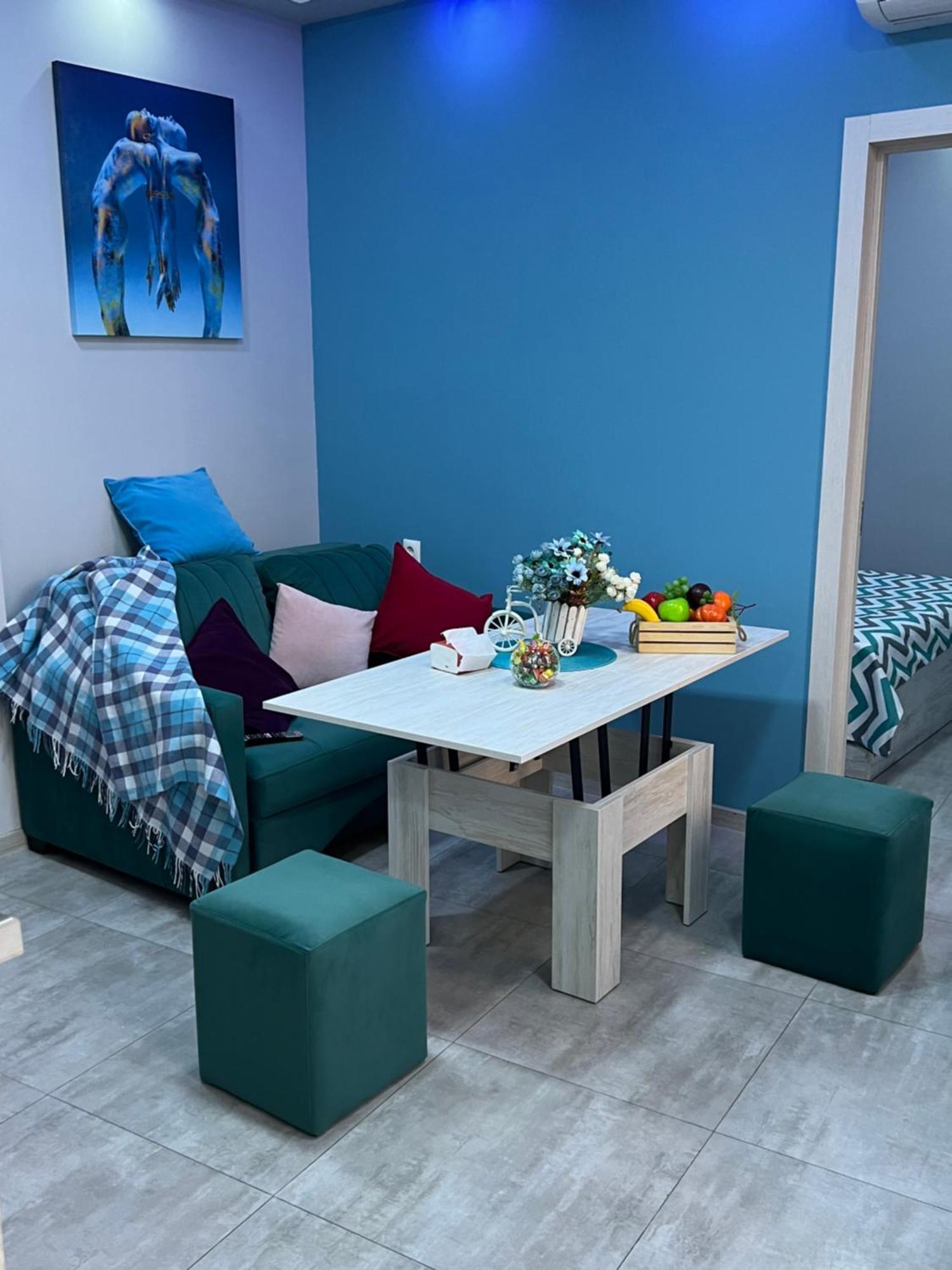 Apartmán Cool Blue Interior Self Check In Jerevan Exteriér fotografie